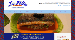 Desktop Screenshot of lesfoliesbrasserie.com